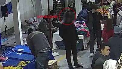 Alışveriş yapar gibi yaptı, telefonu çaldı