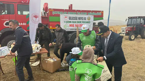 Sızır’da 11 Kasım Milli Ağaçlandırma Günü Etkinliği Gerçekleştirildi