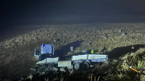 Korkunç Kaza: Çekici Şarampole Yuvarlandı! 1 Ölü