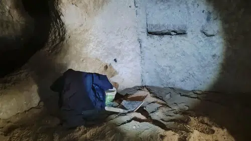 Kaçak Kazıda Eski Yeraltı Şehri Ortaya Çıktı: 2 Şüpheli Yakalandı