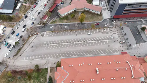 SCÜ Hastanesinde Yol ve Otopark Düzenlemesi Tamamlandı