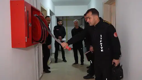 Yangın Merdiveni ve Dolaplarında Hayati Eksikler Bulundu