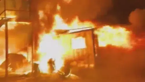 Hatay’da korku dolu anlar! Konteyner yatakhaneyi alevler sardı