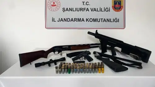 Şanlıurfa’da silah kaçakçılığı operasyonu: 4 şüpheli gözaltında