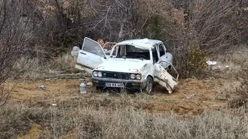 Suşehri'nde Feci Kaza: Şarampole Devrilen Araçta 1 Ölü
