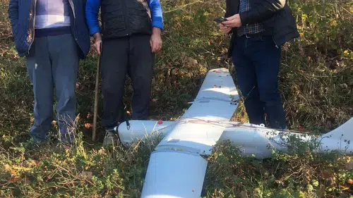 Kocaeli'de kırsala İHA düştü! Vatandaşlar neye uğradığını şaşırdı