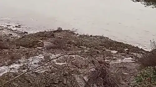 Şiddetli yağış kastamonu sahil yolunu kapattı