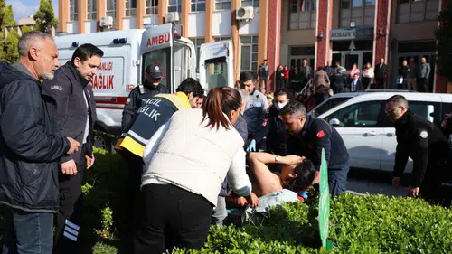 Boşanma duruşmasından çıkan çiftin yolları kanlı bitti!