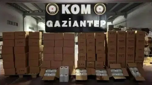 Yılbaşı öncesi Gaziantep’te kaçakçılık operasyonu