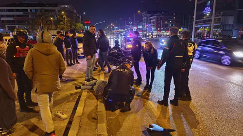 Pamukkale’de korkutan kaza! Motosiklet yön tabelasına çarptı