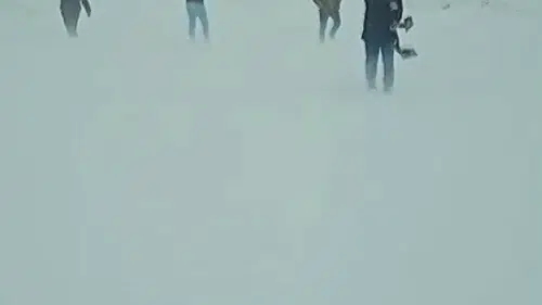 Köylüler 4,5 Kilometreyi Kar ve Tipide Yürüyerek Aştı