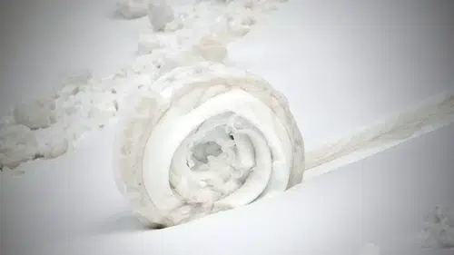 Batı Karadeniz’de Doğada Nadir Görülen Kar Ruloları Oluştu