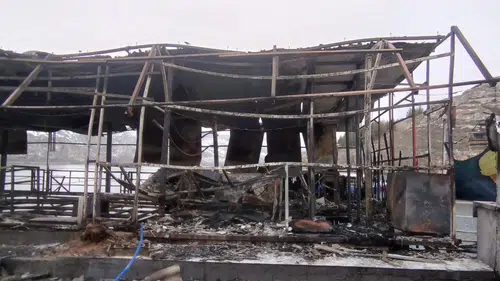 Fırat Nehri üzerinde dehşet! Aynı restoran yine alev alev