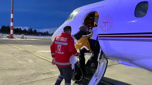 5 Aylık Down Sendromlu Bebek İçin Uçak Ambulans Havalandı