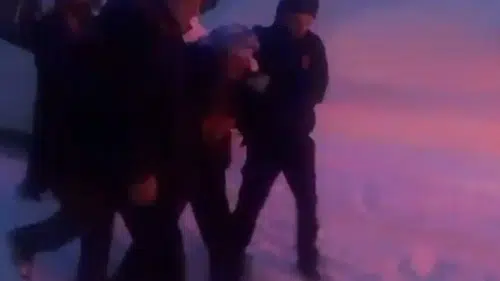 Ekipler yaşlı hasta için seferber oldu