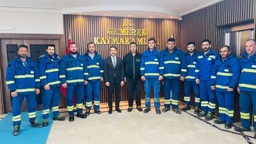 Kaymakam Koca, ÇEDAŞ Ekiplerini Makamında Ağırladı