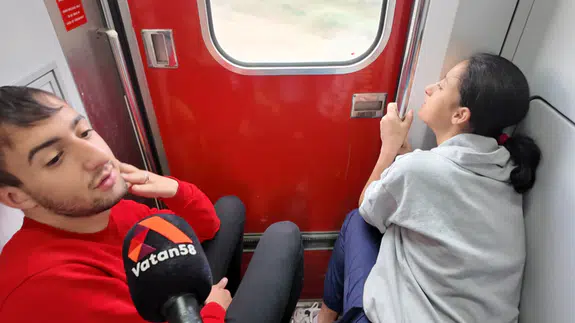 Sivas- Divriği Treninde  Ayakta Yolculuk Tepkilere Neden Oldu