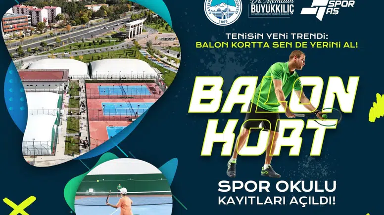 Kayseri Tenis Kursu: Millet Bahçesi'nde 2. Güz Dönemi Başladı