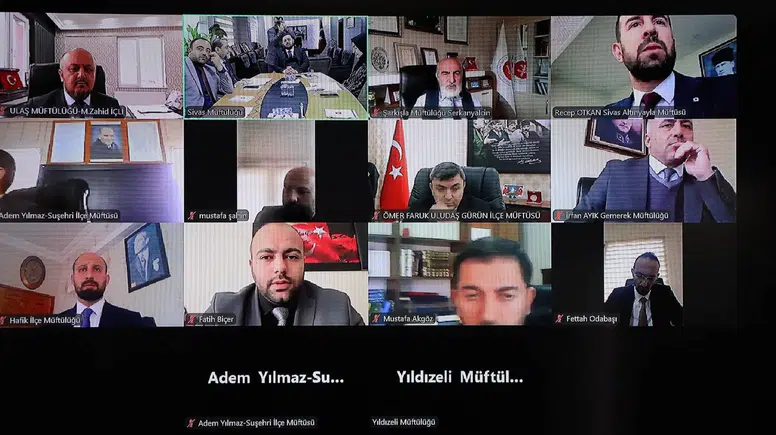 Din Hizmetleri ve Gençlik Çalışmaları Online Toplantıda Ele Alındı