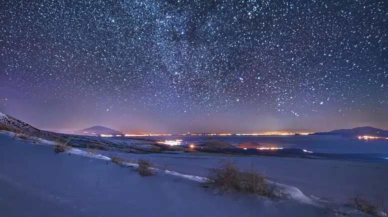 Bitlis semalarında gökyüzü şöleni! Geminid meteorları kartpostallık görüntüler oluşturdu