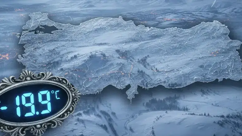 Buz Devri Başladı: 70 Şehir Sıfırın Altında Kış Yüzünü Tam Gösterdi