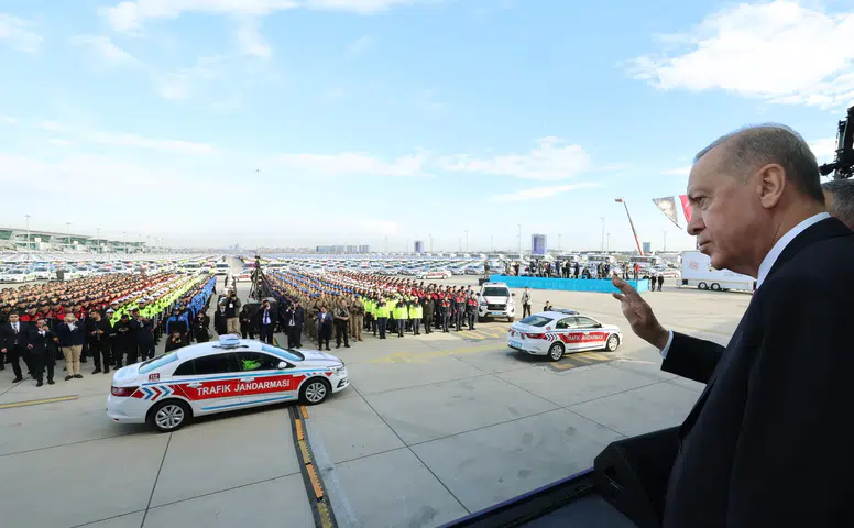 Cumhurbaşkanı Erdoğan’ın Katılımıyla Sivas’a 62 Araç Teslim Edildi