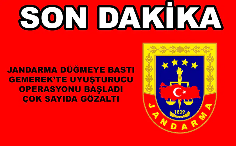 Jandarma Gemerek İçin Düğmeye Bastı: Çok Sayıda Gözaltı
