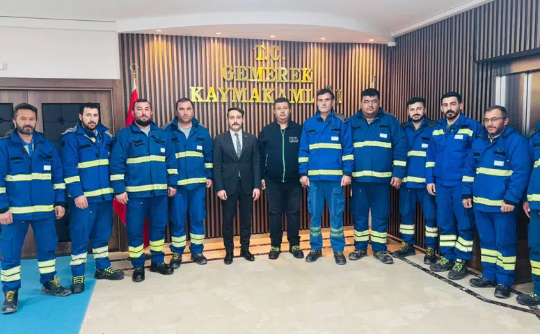 Kaymakam Koca, ÇEDAŞ Ekiplerini Makamında Ağırladı