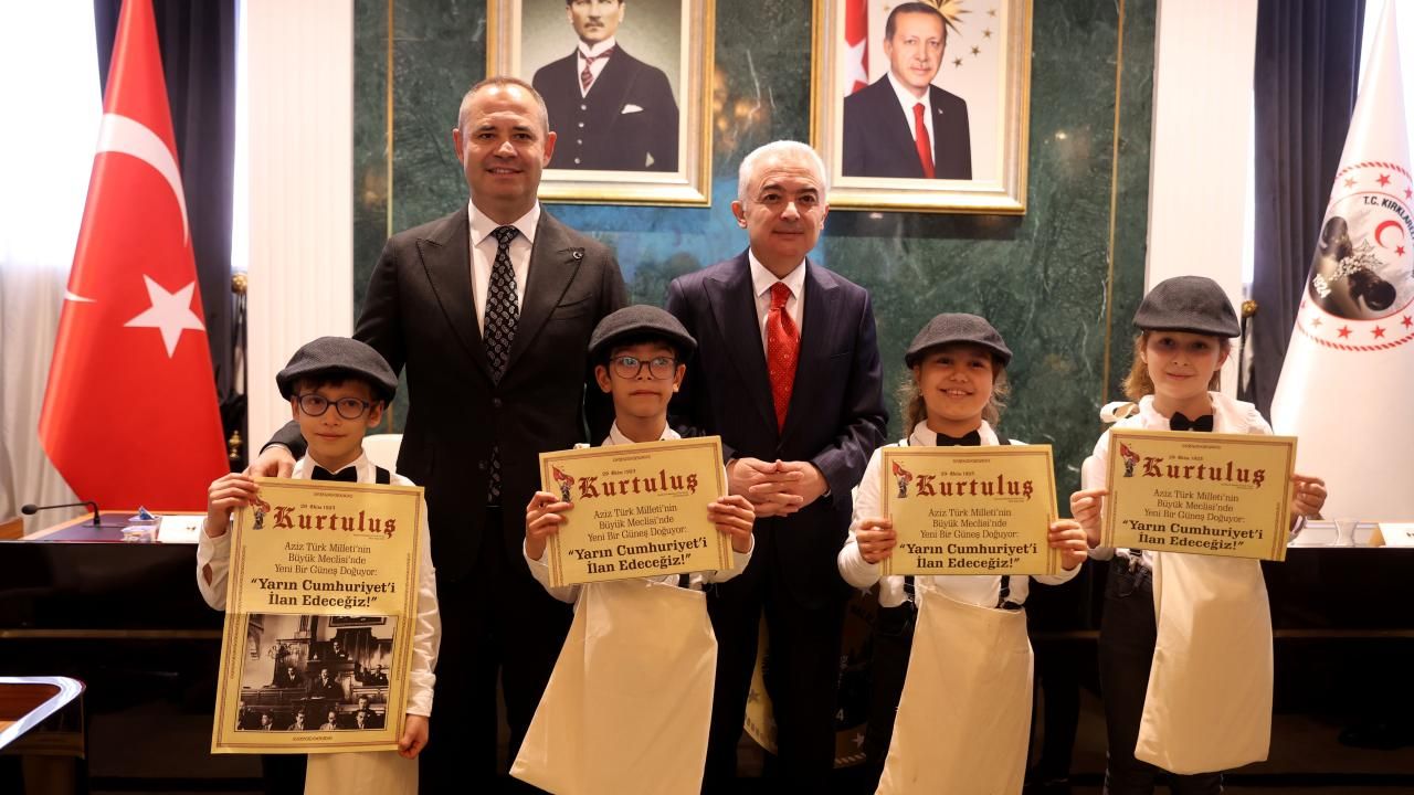 102. yıl heyecanı: Çocuklar gazeteci oldu 5