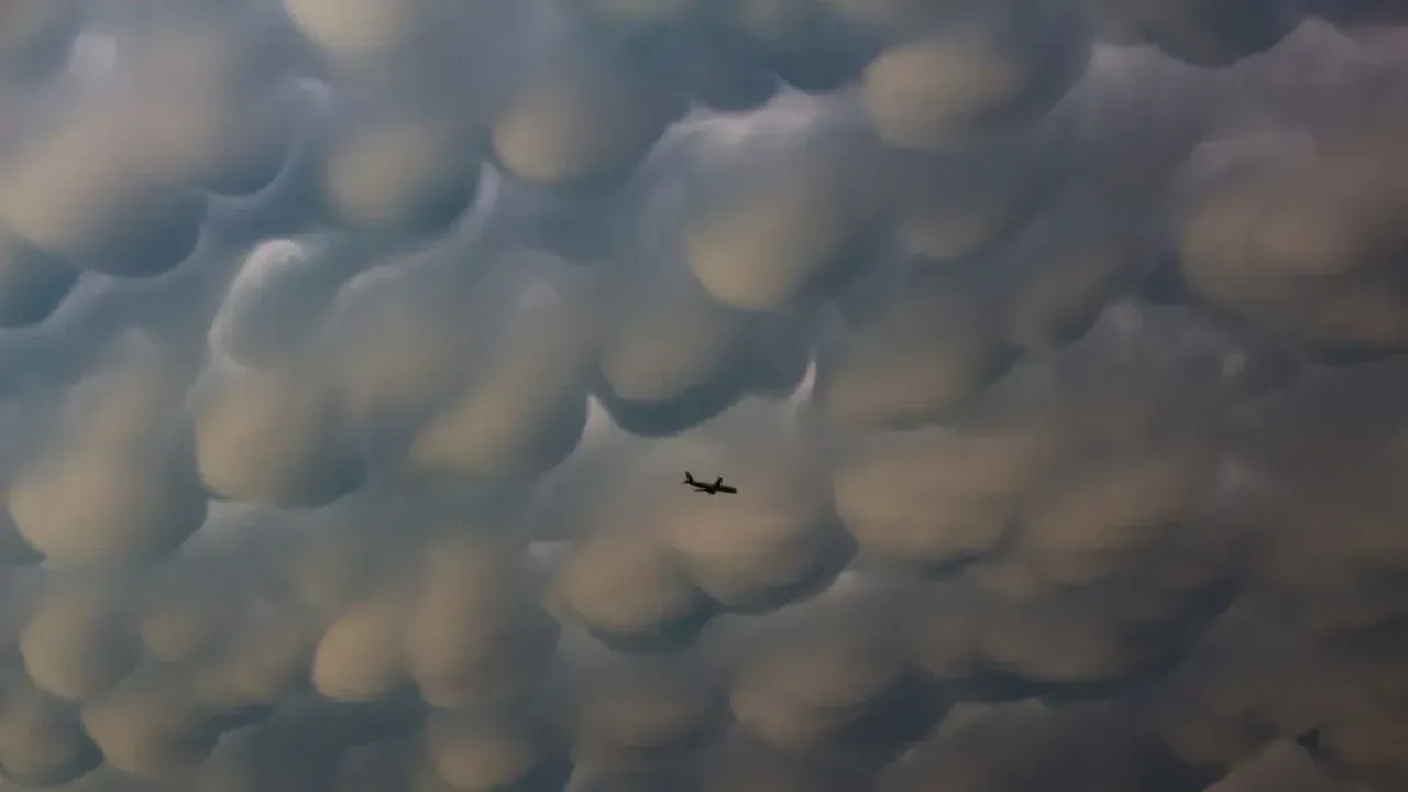 Sağanak sonrası Mammatus bulutları görüldü 6