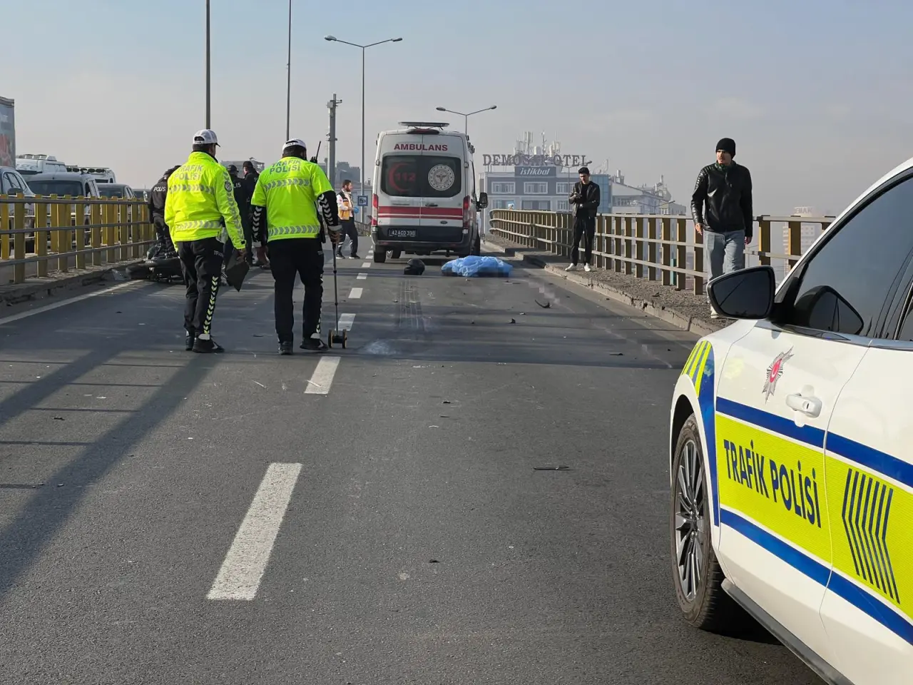 Konya’da kahreden kaza! 21 yaşındaki öğrenci tırla çarpıştı 1