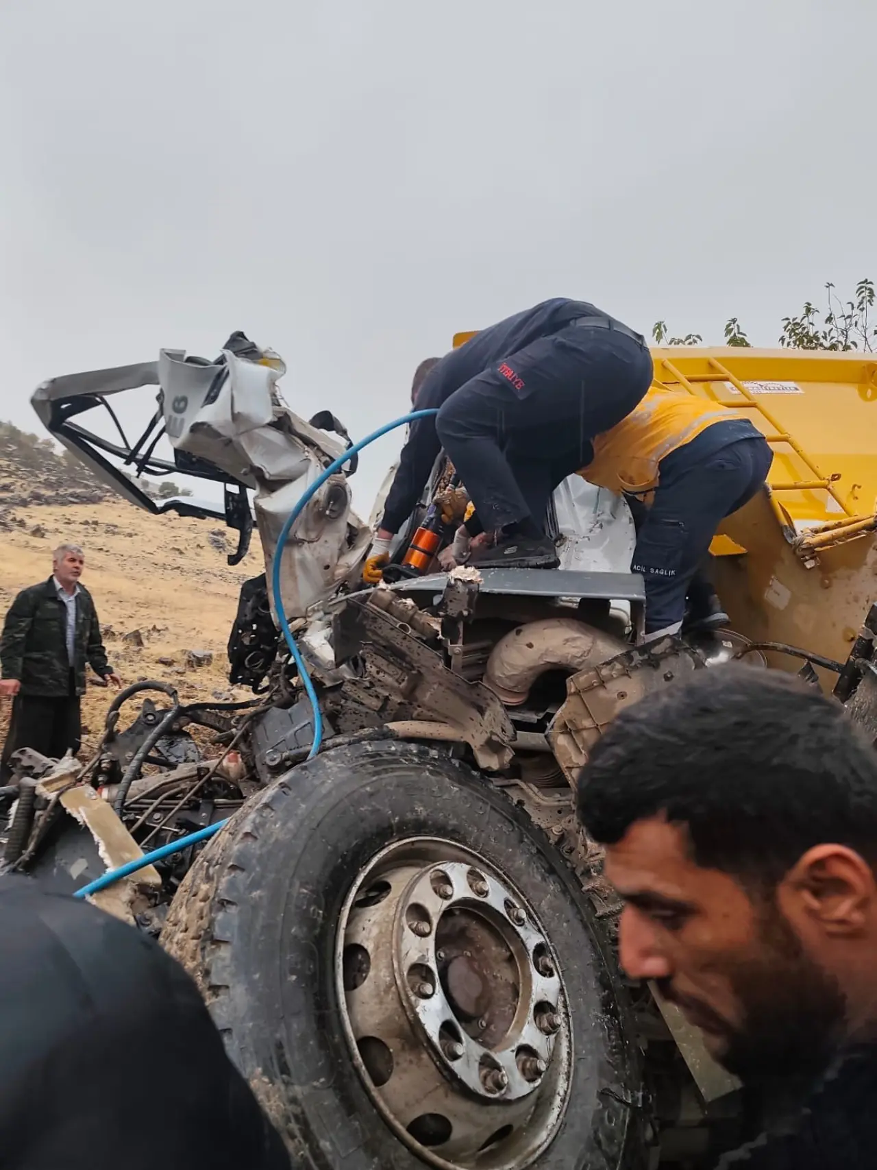 Siverek-Adıyaman yolunda feci kaza: Can pazarı yaşandı 5