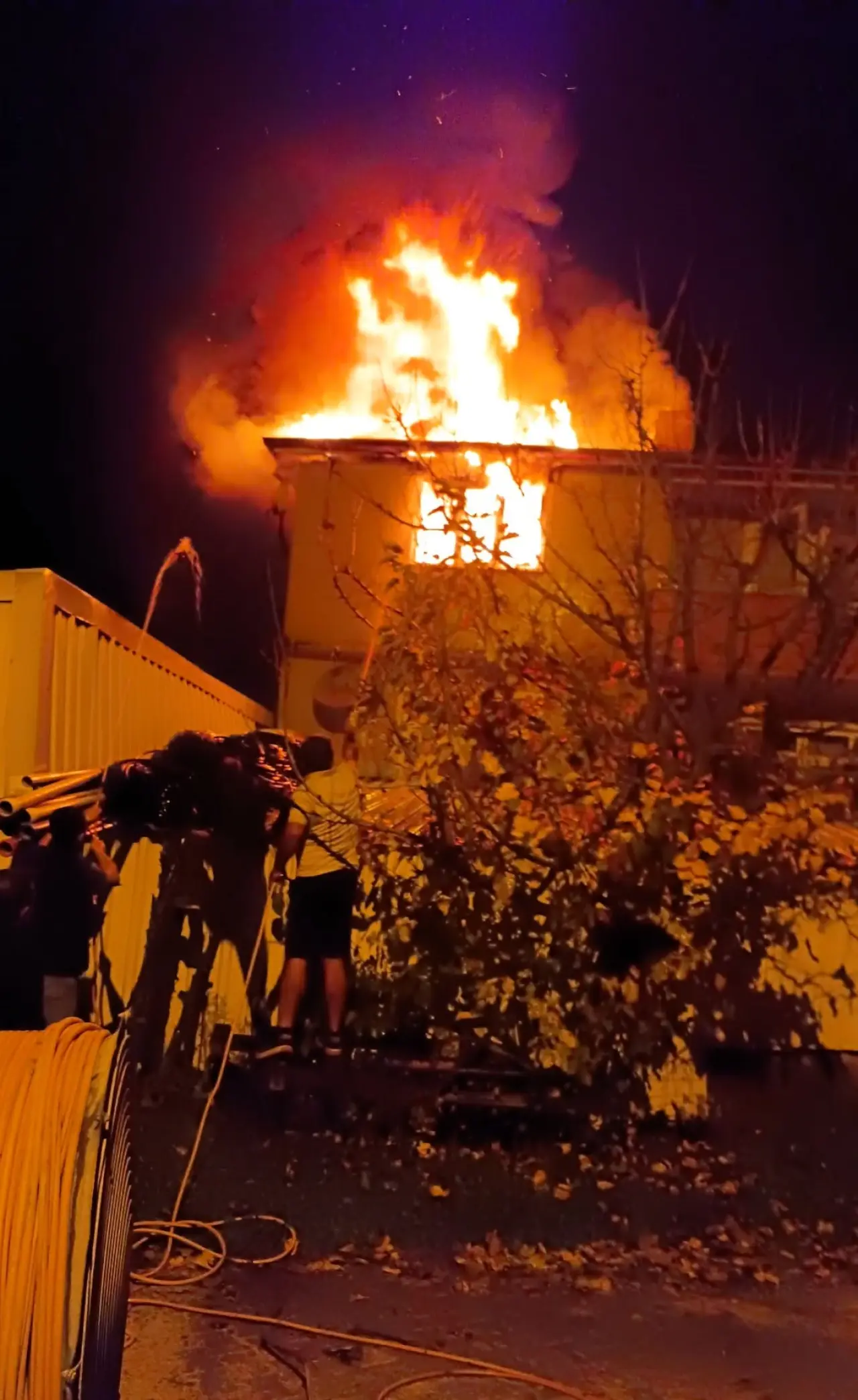 Bilecik'te korkutan yangın 1