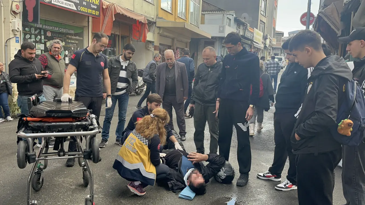 Çorluda trafik kabusu! Peş peşe motorsiklet kazaları 5