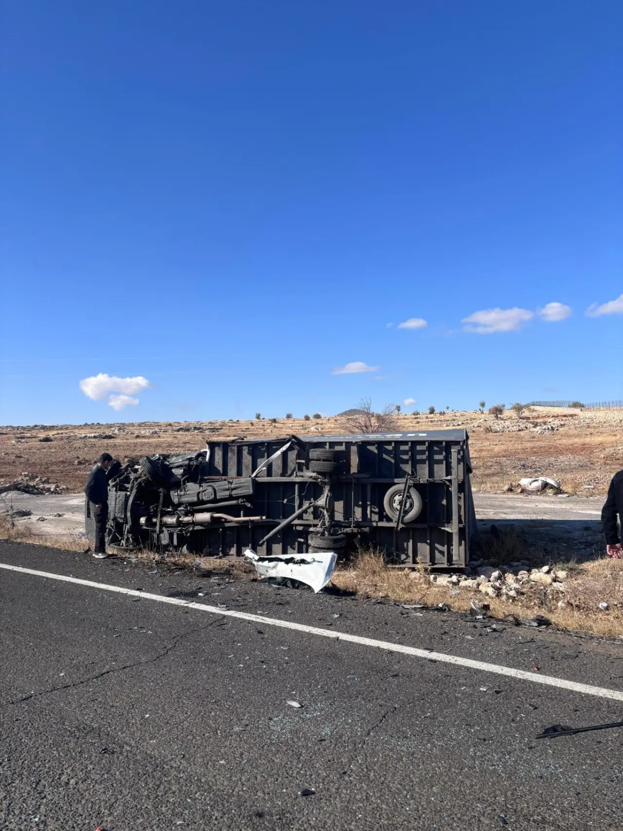 Midyat çıkışında feci çarpışma! 2
