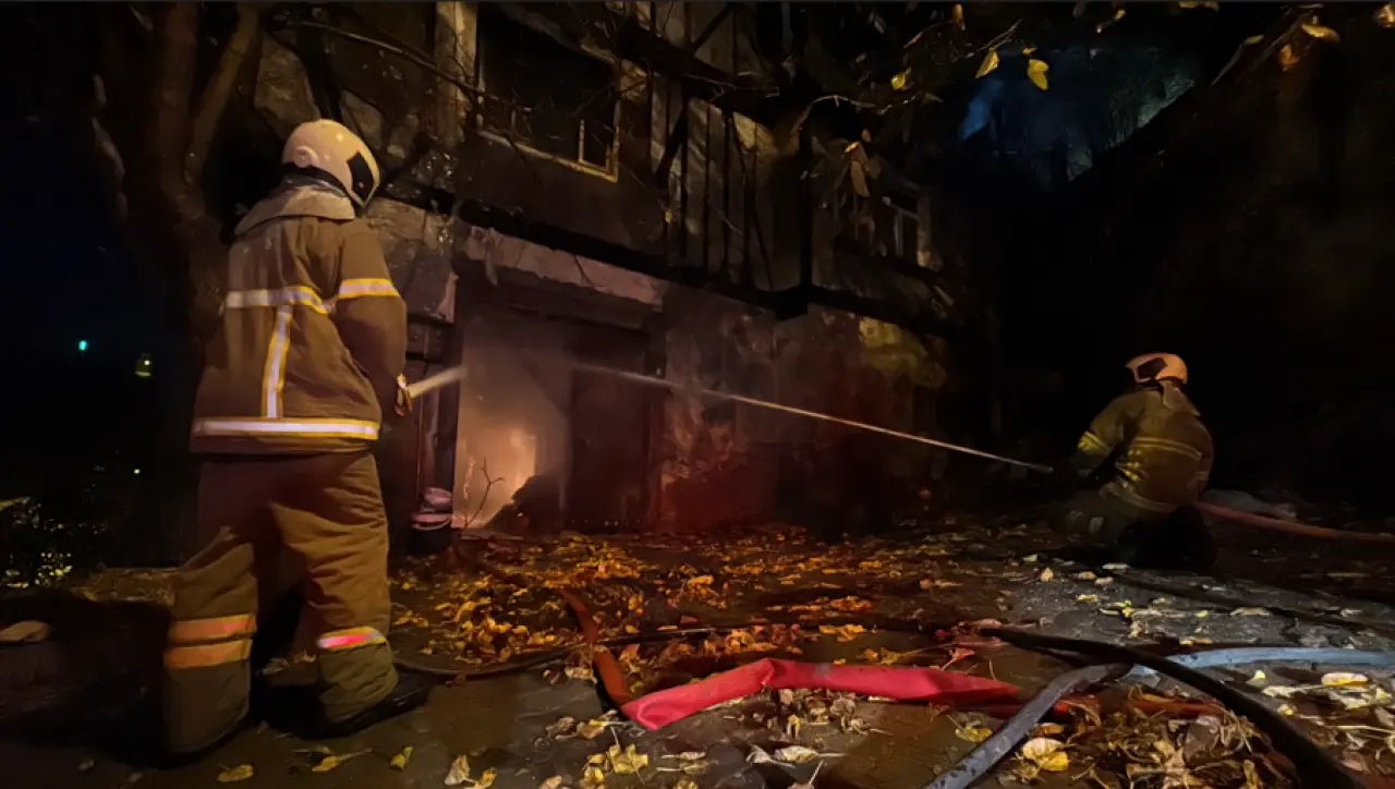 Safranbolu’da 150 yıllık konakta korku dolu anlar! Alevler bir anda yükseldi 3