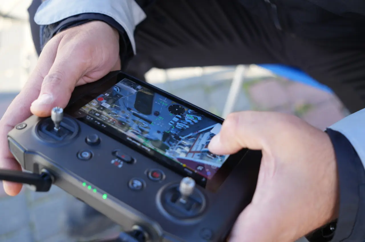 Motosikletli Dron’dan kaçamadı! Ceza rüzgarı esti 1