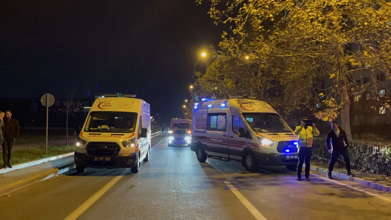 Tekirdağ’da feci kaza! Motosiklet otomobille çarpıştı 5