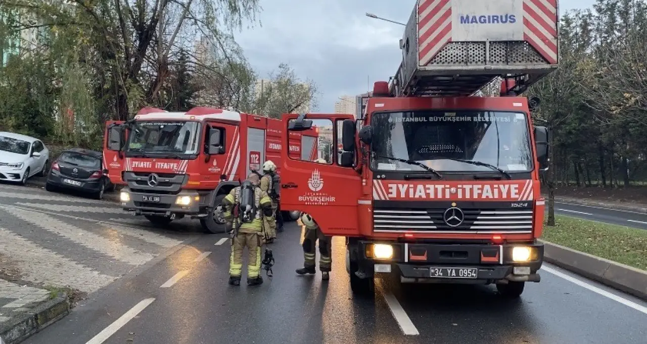 Ataşehir’de otel alevlere teslim oldu! Çatı katında korku dolu anlar 3