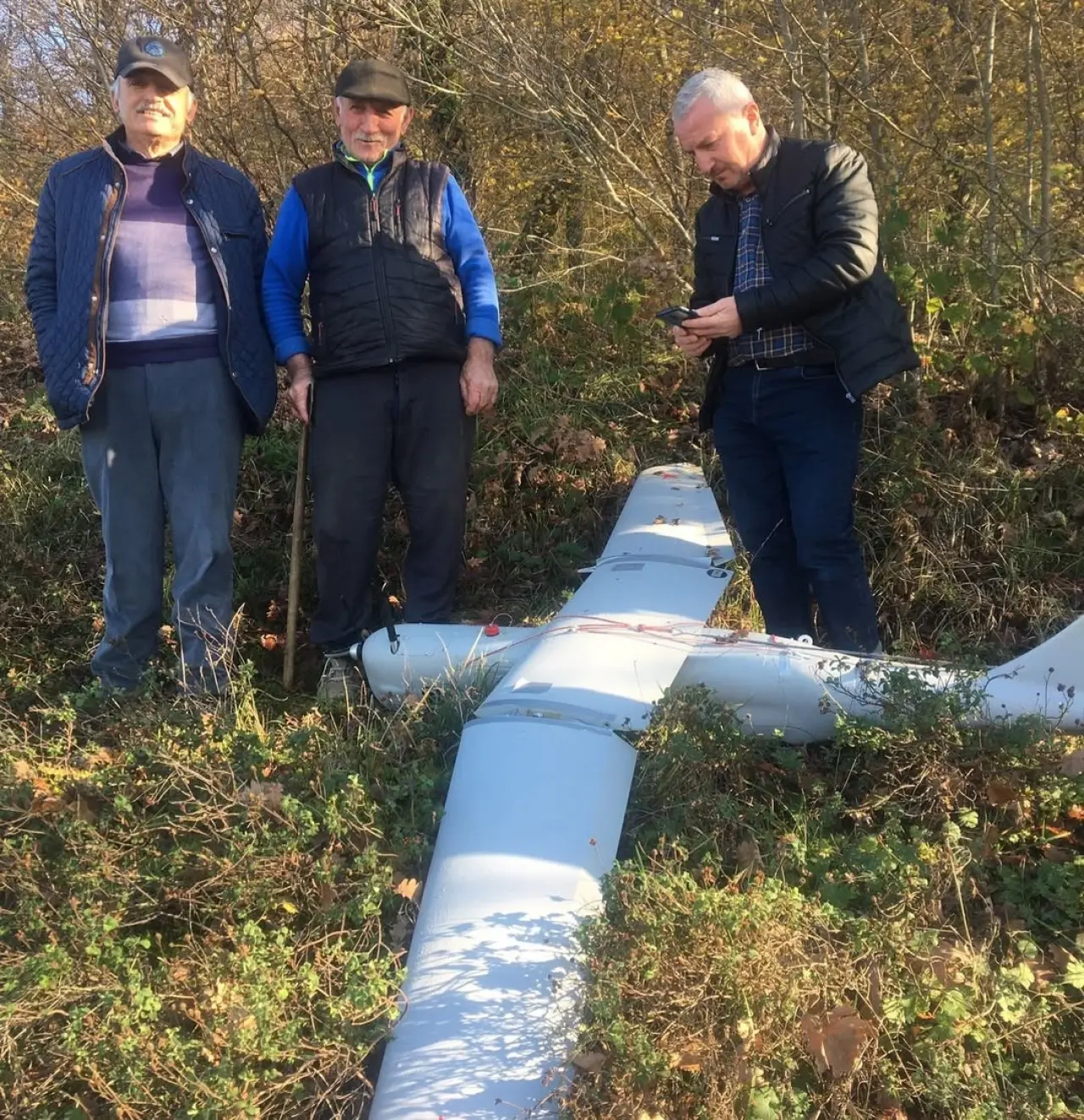Kocaeli'de kırsala İHA düştü! Vatandaşlar neye uğradığını şaşırdı 1