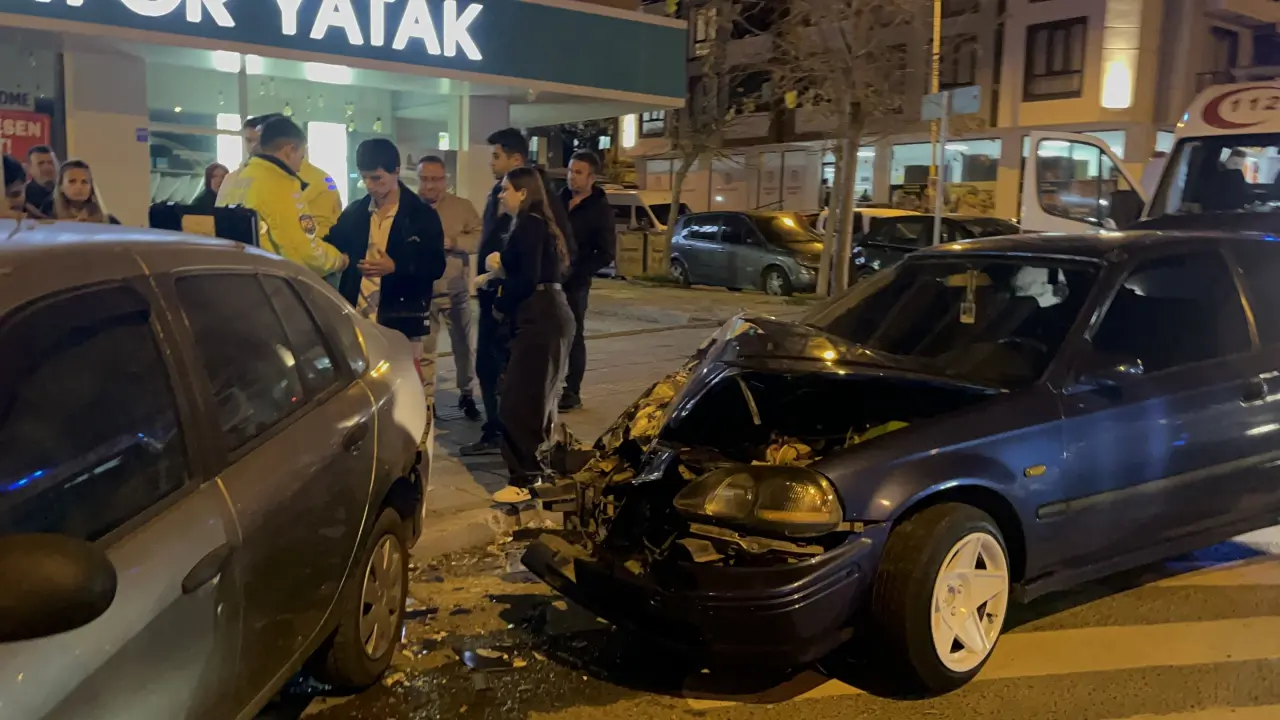 Tekirdağ’da trafik kabusu! Araç hurdaya döndü 2