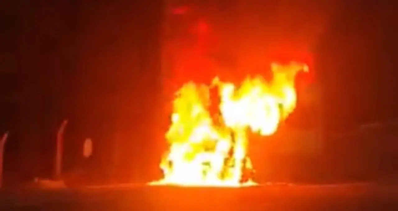 Eve giden işçiler bir anda alevlerin ortasında kaldı! 2