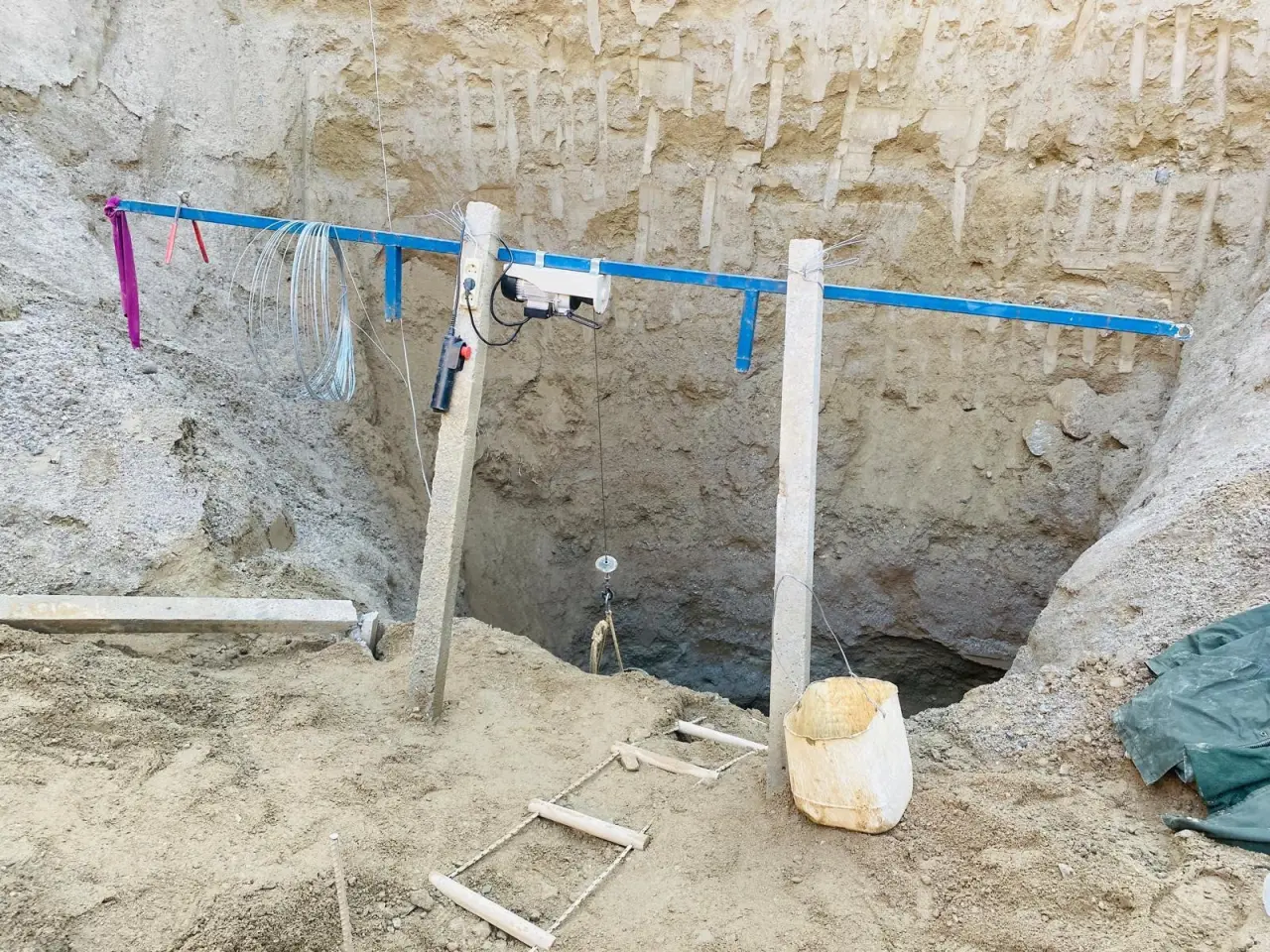 30 metre derinliğe indiler! Şok eden define operasyonu 2