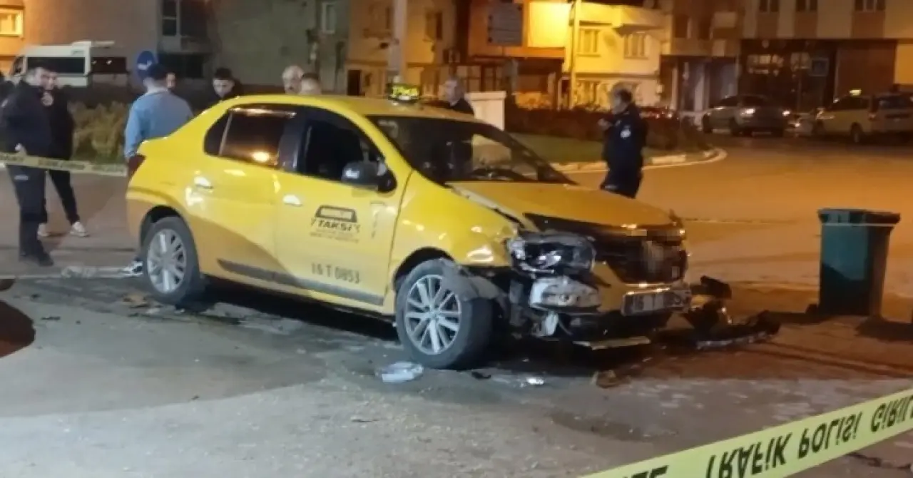 Bursa’da gasp ettiği taksiyle sokaklarda tehlike saçtı! Polis zamanla yarıştı 1
