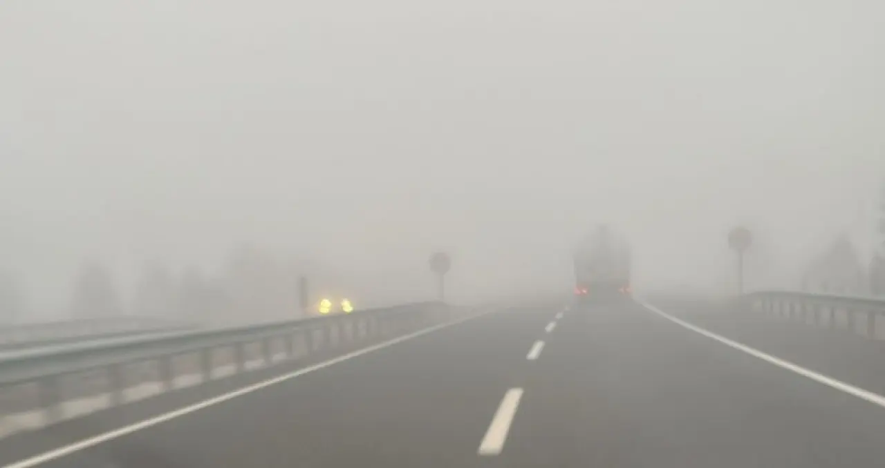 Kütahya Tavşanlı’da görüş mesafesi 50 metreye düştü! 2