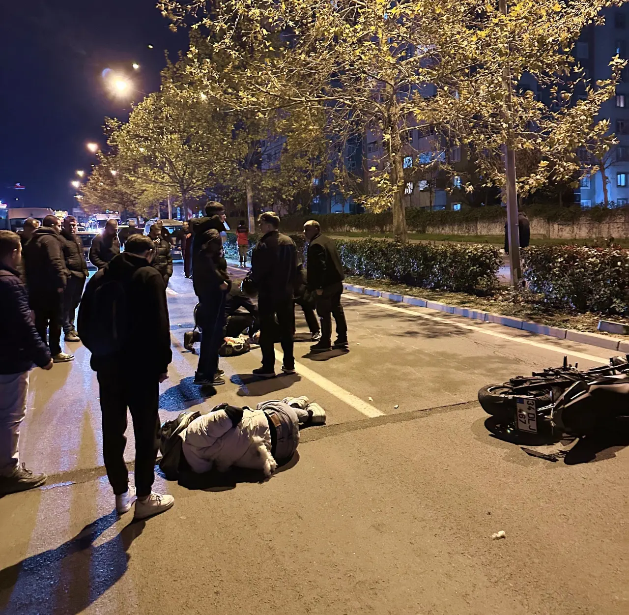 Tekirdağ’da feci kaza! Motosiklet otomobille çarpıştı 1