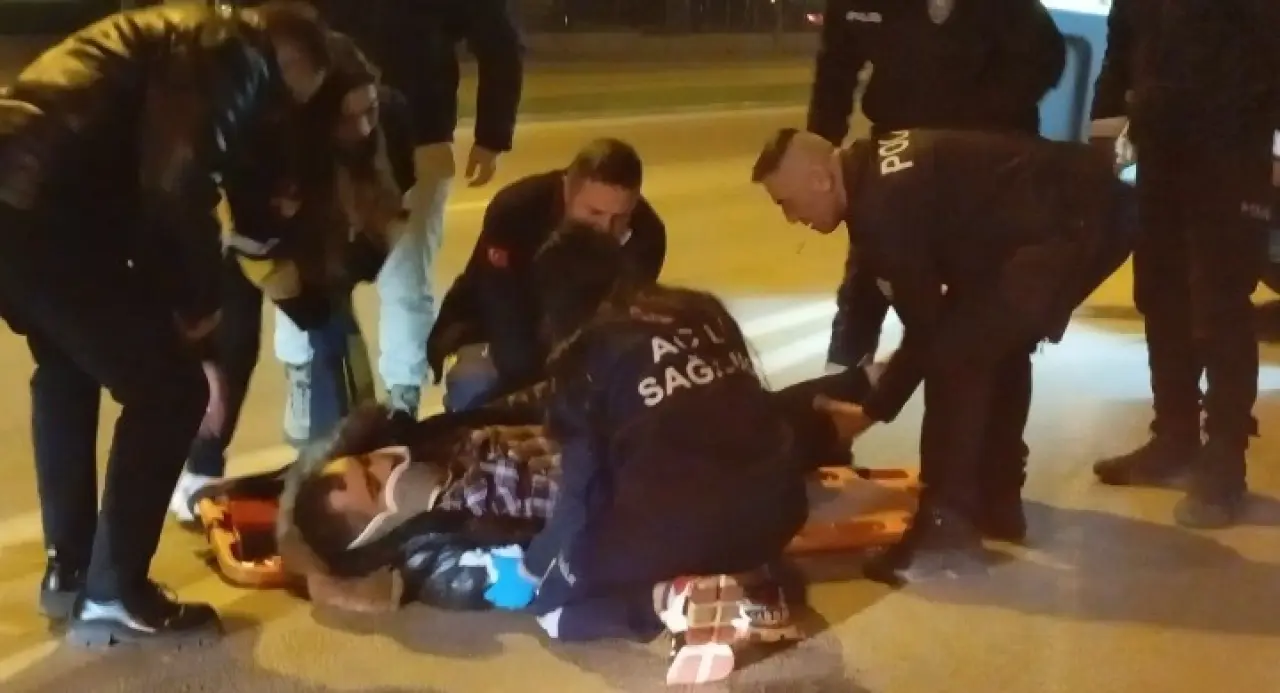 Bursa'da akılalmaz kaza! Üst geçidi kullanmadı, canından oluyordu 2