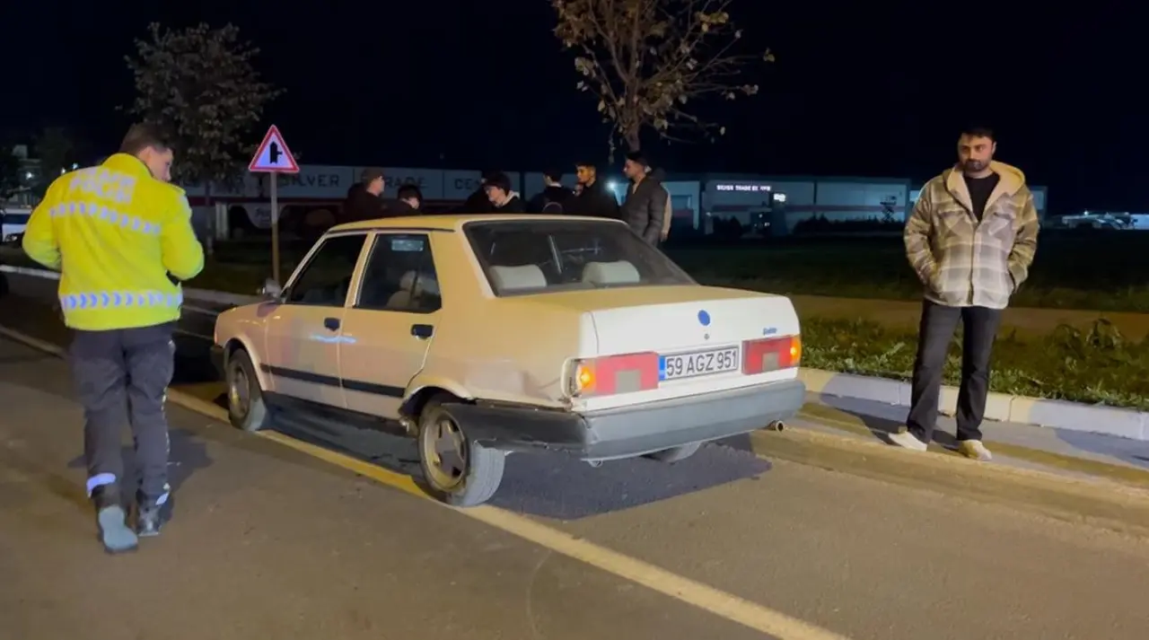 Tekirdağ’da feci kaza! Motosiklet otomobille çarpıştı 4