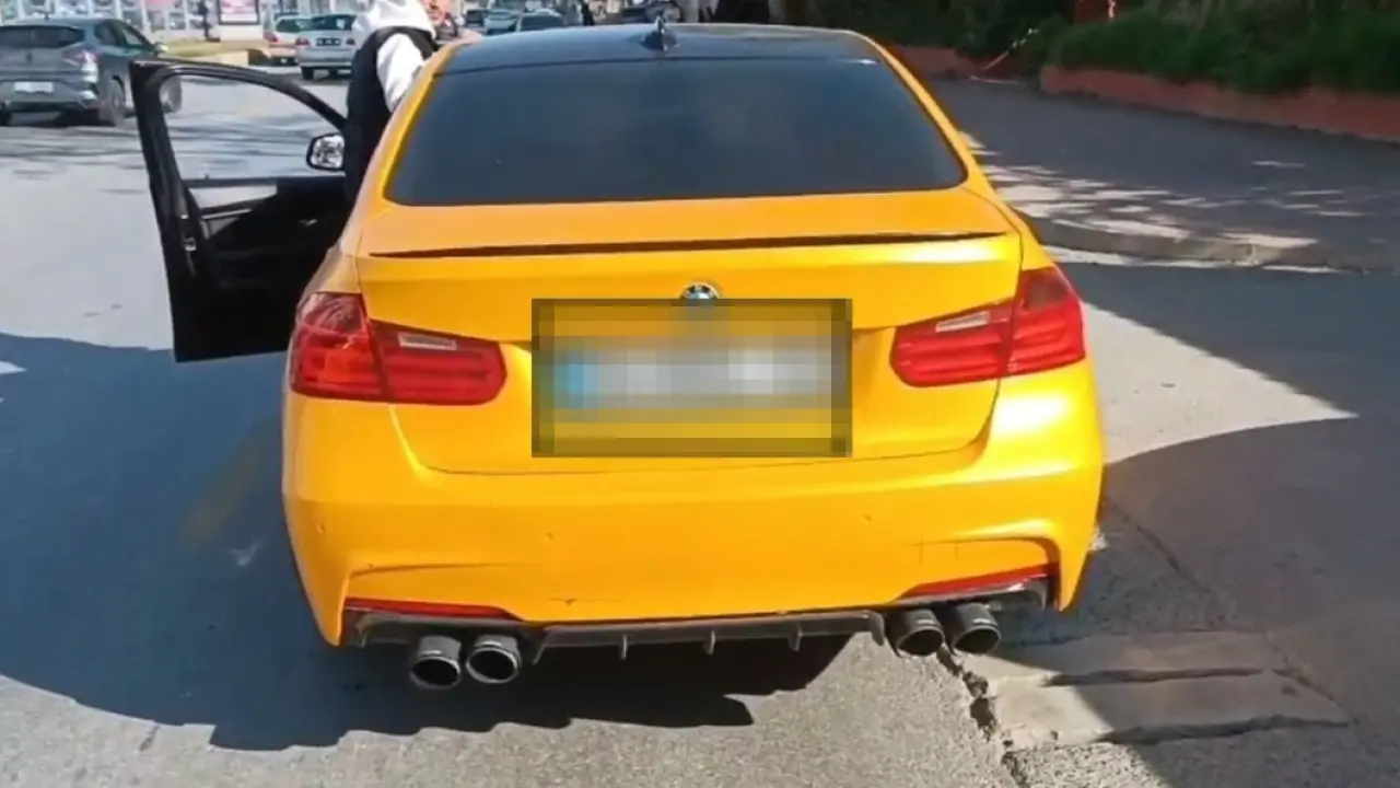 Drift attı, sosyal medyada paylaştı: Trafikte gövde gösterisi pahalıya patladı! 2