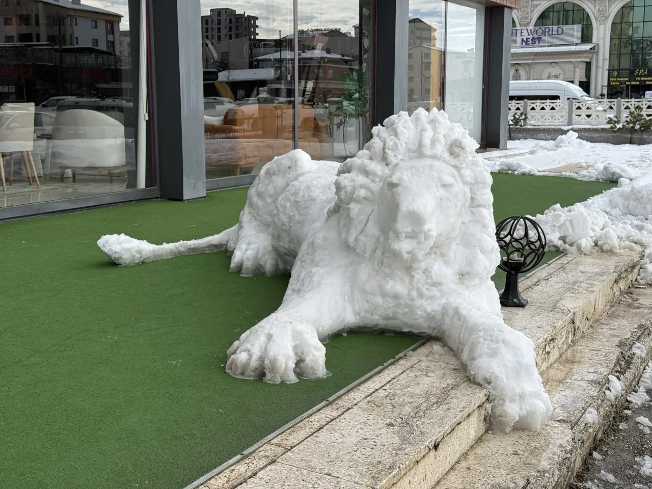 Kardan Adam Değil, Kardan Aslan Yaptı 5